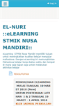 Mobile Screenshot of elearning.nusamandiri.ac.id
