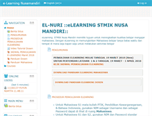 Tablet Screenshot of elearning.nusamandiri.ac.id
